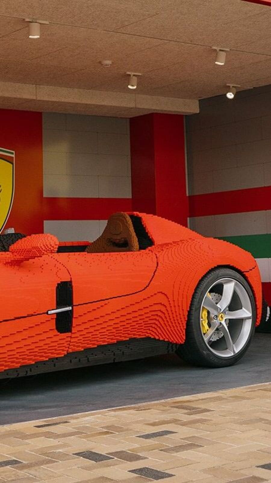 Full-Scale Lego Ferrari Monza SP1 Debuts In Denmark