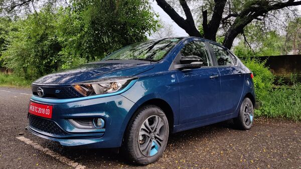 The Tigor EV is also a solid proposition for someone looking at a sedan. The model is priced upwards of ₹12.49 lakh (ex-showroom) and has a claimed range of 315 kms. The Tigor EV is also a solid proposition for someone looking at a sedan. The model is priced upwards of <span class='webrupee'>₹</span>12.49 lakh (ex-showroom) and has a claimed range of 315 kms.