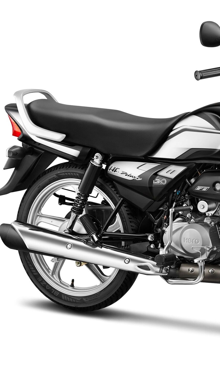 Hero hf deluxe online black colour