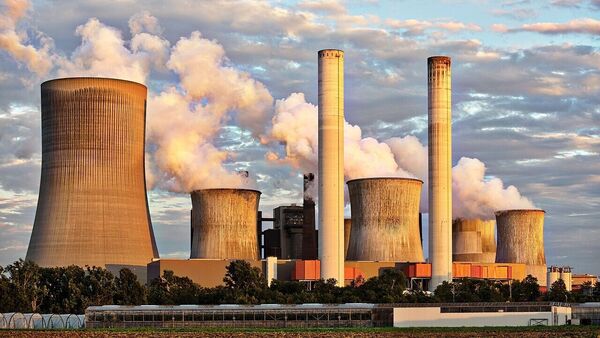 Power plants such as these are common sight in many countries and are primarily responsible for electricity generation. Power plants such as these are common sight in many countries and are primarily responsible for electricity generation.