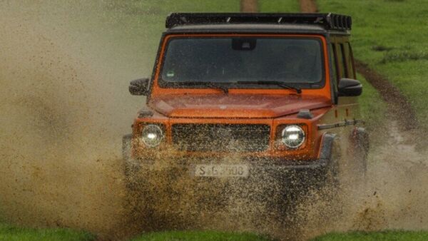 Powered by an in-line six-cylinder diesel engine, the G-Class offers 330 hp and 700 Nm of torque. But it is its off-road capabilities that truly seek to impress. A stable ladder frame made of steel up to 3.4 mm thickness, 241 mm high ground clearence, multiple drive modes, a dedicated G Mode for extreme terrains - among others - helps this SUV battle past obstacles. The underbody of the SUV is protected due to the vehicle's low design position. This protects the underbody and bodywork from most damages. Powered by an in-line six-cylinder diesel engine, the G-Class offers 330 hp and 700 Nm of torque. But it is its off-road capabilities that truly seek to impress. A stable ladder frame made of steel up to 3.4 mm thickness, 241 mm high ground clearence, multiple drive modes, a dedicated G Mode for extreme terrains - among others - helps this SUV battle past obstacles. The underbody of the SUV is protected due to the vehicle's low design position. This protects the underbody and bodywork from most damages.