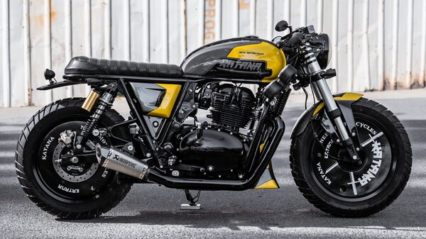 Royal Enfield Interceptor 650 Modified Into A Head-turning Scrambler 