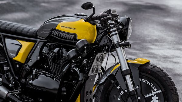 A few after-market accessories such as LED headlamp, tail lamp and turn indicators, exhaust mufflers, grips, mirrors and a tyre hugger are fitted. A few after-market accessories such as LED headlamp, tail lamp and turn indicators, exhaust mufflers, grips, mirrors and a tyre hugger are fitted.