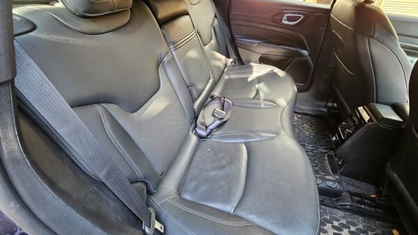 The rear seats are comfortable and the recline angle is perfect. Almost flat floor means that three people can seat comfortably. The rear occupants also get a USB port, 12V accessory outlet and an armrest. The rear seats are comfortable and the recline angle is perfect. Almost flat floor means that three people can seat comfortably. The rear occupants also get a USB port, 12V accessory outlet and an armrest.