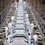 File photo of a car manufacturing facility in China.