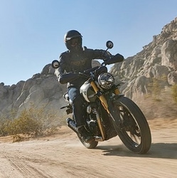 The Scrambler 400 X will be positioned above the Speed 400 in Triumph's line up.