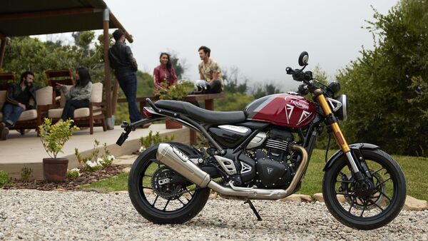 Triumph is also offering windscreen, radiator guard, headlight grille and bezel, sump guard, mud splash kit and engine guards. The motorcycle will be offered in three colour options. Triumph is also offering windscreen, radiator guard, headlight grille and bezel, sump guard, mud splash kit and engine guards. The motorcycle will be offered in three colour options.