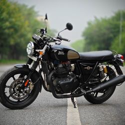 The blacked-out versions come with blacked-out colour scheme for the engine casings, header and the exhaust. They can be a bit tough to maintain if scratches and the black colour also tends to emit heat.&nbsp;