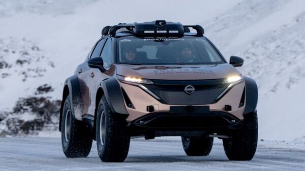 The all-electric Nissan Ariya has been modified by an Icelandic company Arctic Trucks, and has been dubbed as AT39. Nissan Ariya