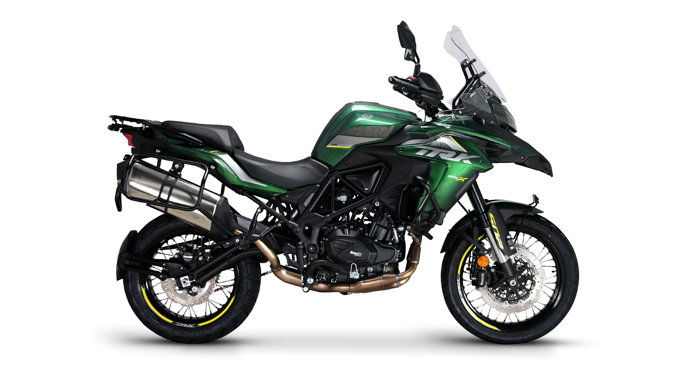 The 2023 Benelli TRK 502X is now available in a new Forest Green shade in addition to the existing three colours