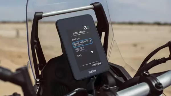 A look at Yamaha Tenere's new TFT screen Yamaha Tenere 700