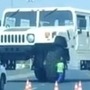 The Hummer H1 X3 is thrice the size of a standard Hummer, measuring 14 meters long, six meters wide, and 6.6 meters tall. (Image: Twitter/Rainmaker1973)