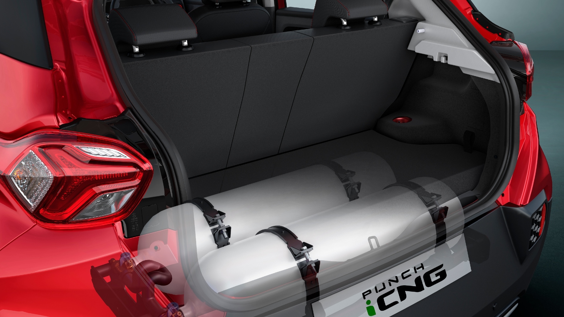 The Tata Punch CNG will come with twin-cylinder technology that brings two 30-litre tanks under the boot space, for a more practical storage solution