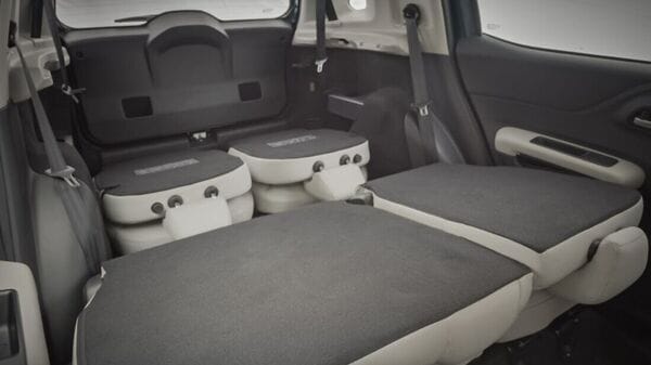 The ability to split fold the seats as per requirement is great. A dedicated roof-mounted AC vent in the seven-seat layout is good as well. But overall, the C3 Aircross does not have an impressive feature list to boast of. While some features may be offered as optional, the fact that this SUV misses out on a sunroof, seat ventilation and even rear AC vents in the five-seat layout would put off many who have plenty of other feature-loaded options to choose from. The ability to split fold the seats as per requirement is great. A dedicated roof-mounted AC vent in the seven-seat layout is good as well. But overall, the C3 Aircross does not have an impressive feature list to boast of. While some features may be offered as optional, the fact that this SUV misses out on a sunroof, seat ventilation and even rear AC vents in the five-seat layout would put off many who have plenty of other feature-loaded options to choose from.