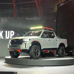 Mahindra and Mahindra has taken the covers off a new pickup concept vehicle, based on its flagship Scorpio-N SUV.