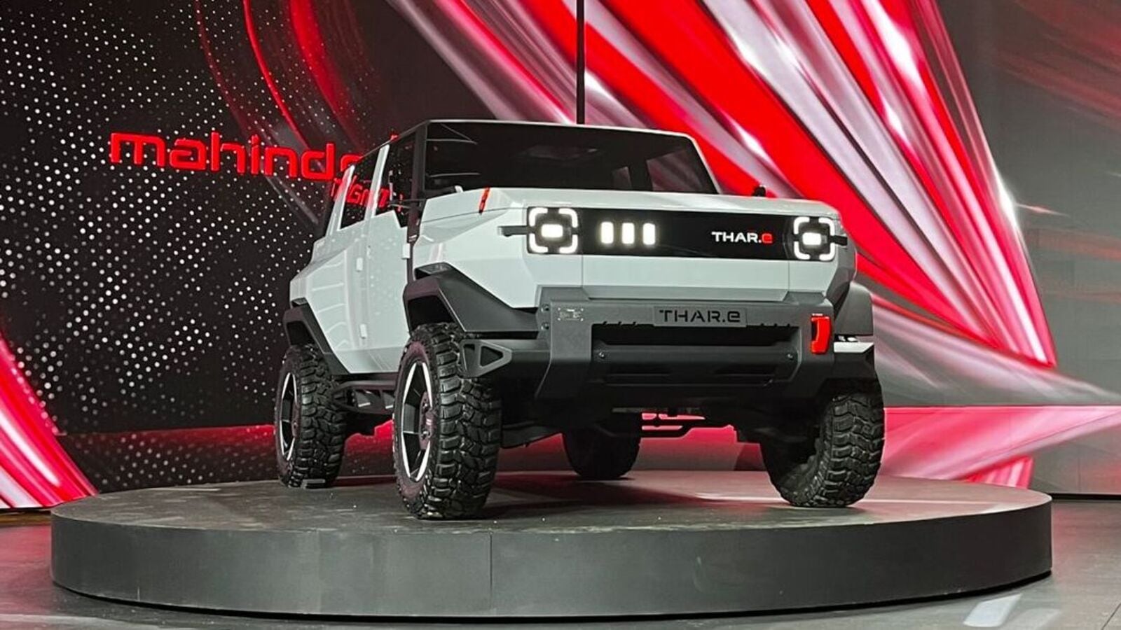 Mahindra Thar.e electric SUV concept breaks cover. Key things to know
