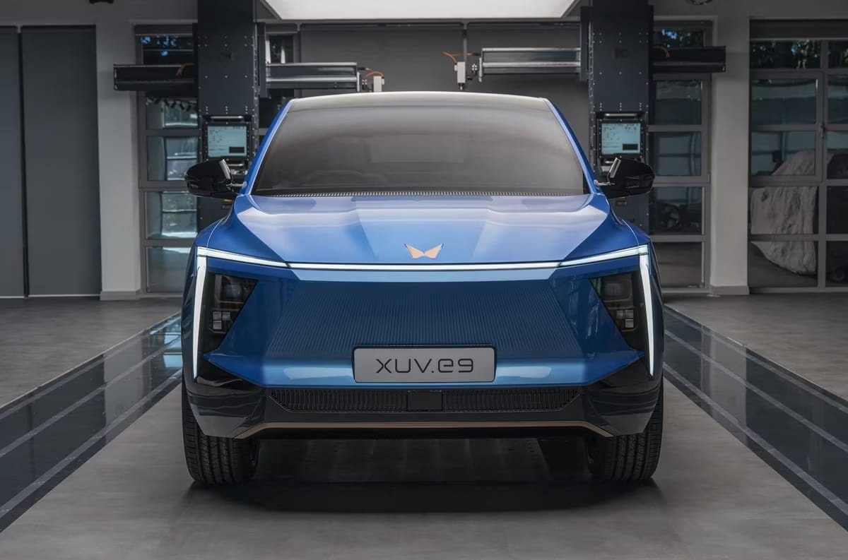 The Mahindra XUV.e8 electric SUV will be the first model to go on sale from the new lineup based on the INGLO skateboard platform The Mahindra XUV.e8 electric SUV will be the first model to go on sale from the new lineup based on the INGLO skateboard platform