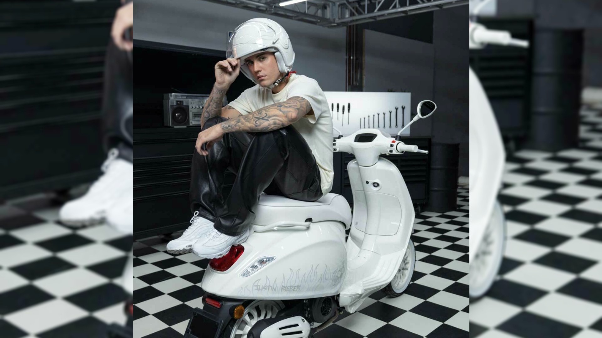 2023 Justin Bieber X Vespa Sprint Special Edition Scooter 