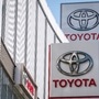 File photo of a Toyota banner outside a company showroom in Tokyo, Japan. (AFP)