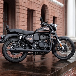 Royal Enfield has launched the 2023 Bullet 350 motorcycle in three variants called the Military, Standard and Black Gold.