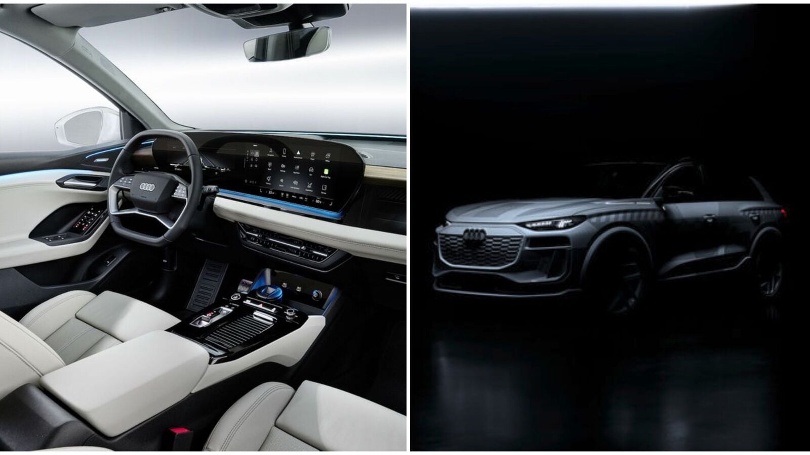 2025 Audi Q6 e-tron gets tons of screens; AR-based HUD. Will it come to India?