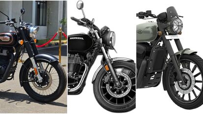RE Bullet 350 vs Honda H ness CB350 vs Jawa 42 Price and specs comparison HT Auto