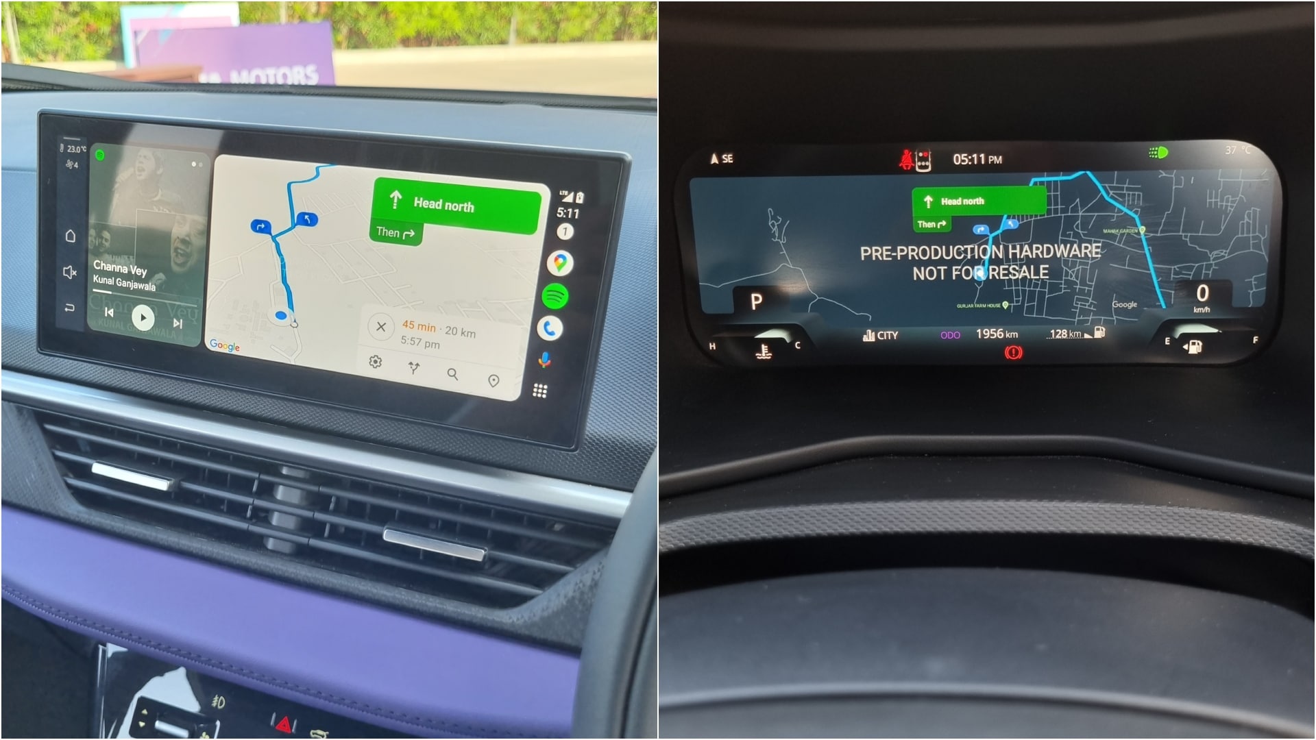The new digital instrument console can also show navigation with the full-screen mode for distraction-free driving. This is a segment-first feature. 