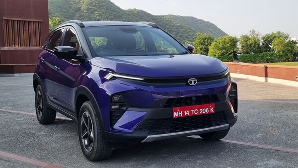 The Nexon facelift SUV with its new design which adds more bling to the best-seller from Tata Motors. 2023 Tata Nexon facelift