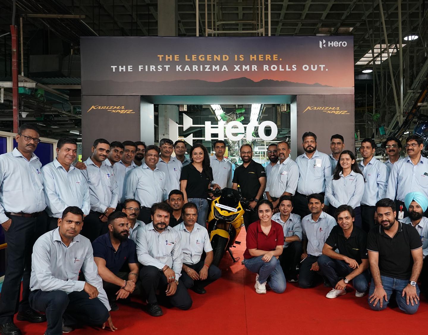 The Hero Karizma XMR is the brand's new flagship offering Hero Karizma Production