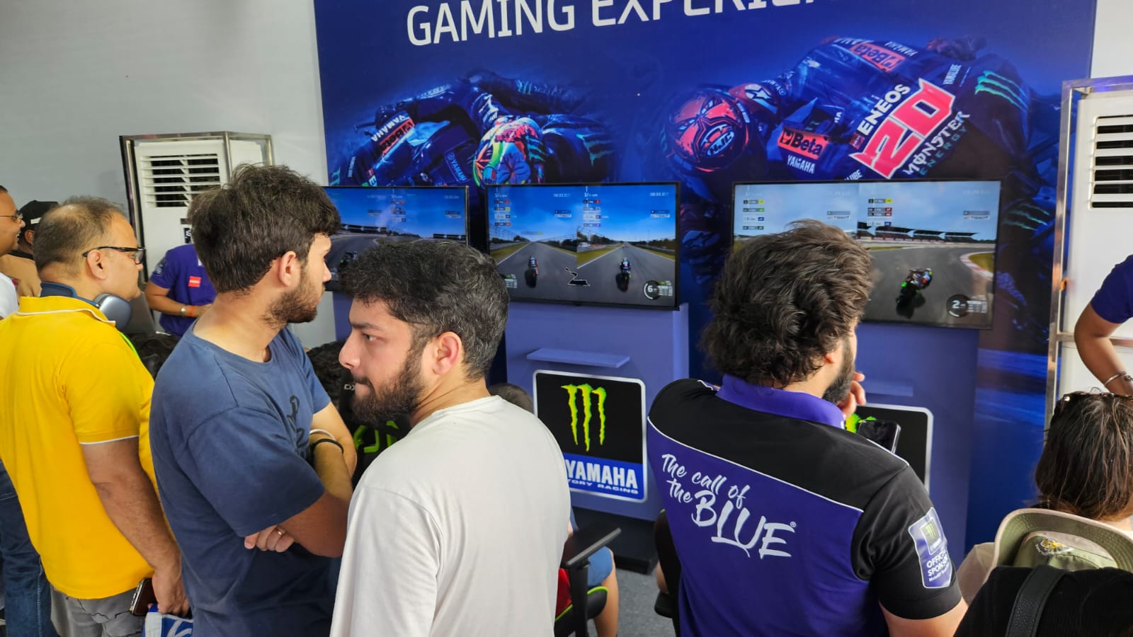 Yamaha fan zone at MotoGP Bharat Yamaha fan zone