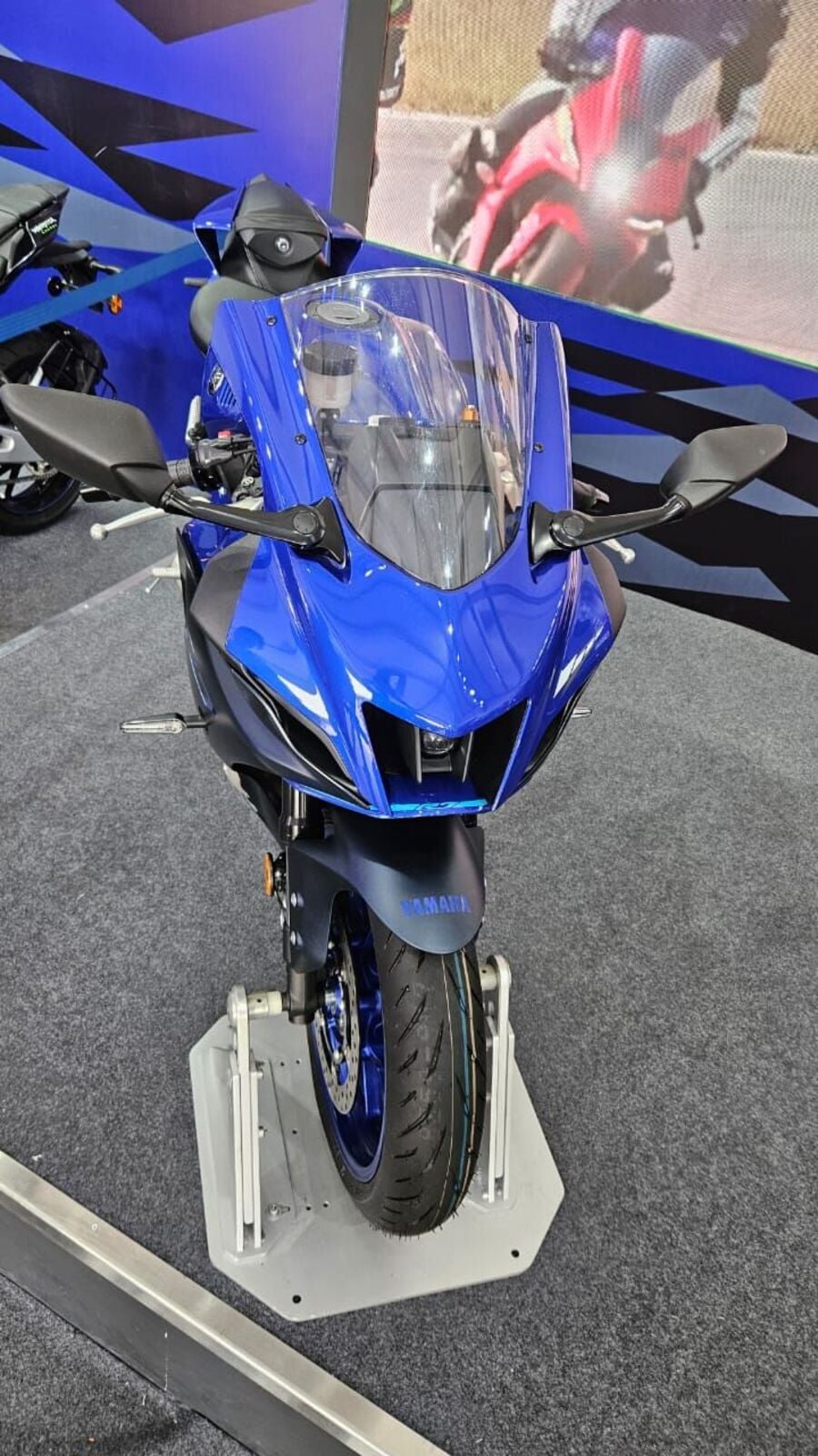 Yamaha R7 showcased at MotoGP Bharat 2023. India launch soon?