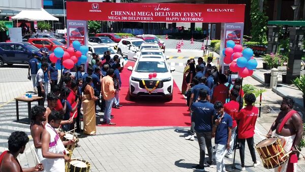 200 honda elevate suvs delivered in chennai in a single day