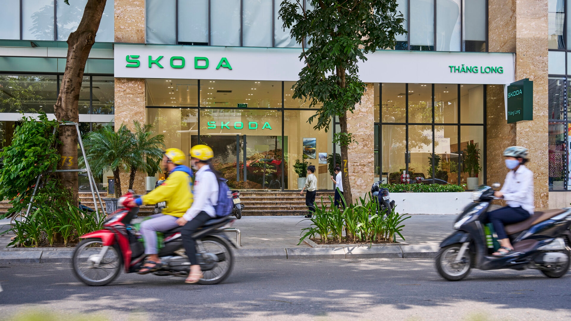 Skoda's first dealership in Vietnam is located in the capital city of Hanoi with 20 more outlets planned by 2025 and 30 by 2028