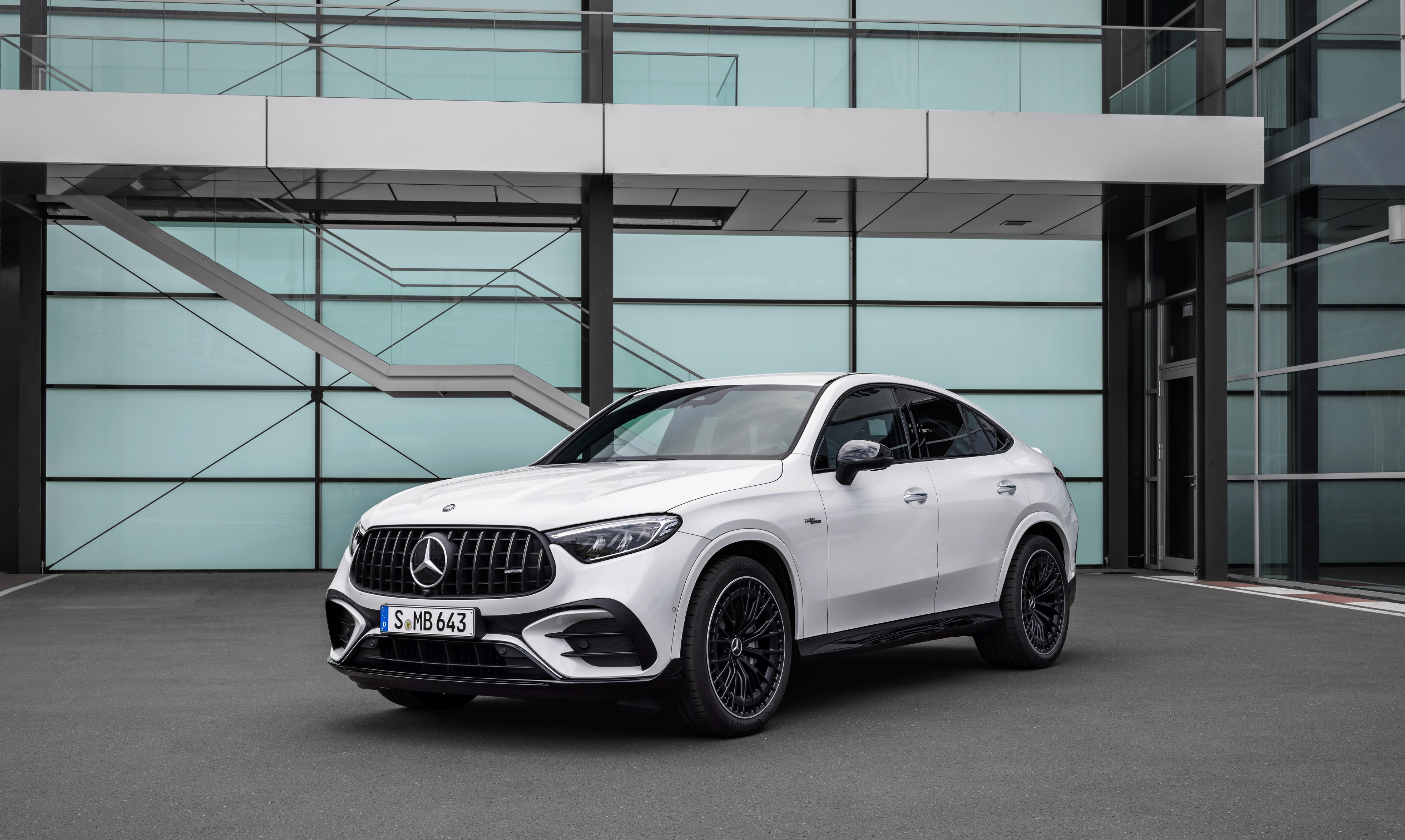 The Mercedes-AMG GLC 63 S E Performance packs 671 bhp and 1,020 Nm from its hybrid engine and has an electric driving range of 12 km