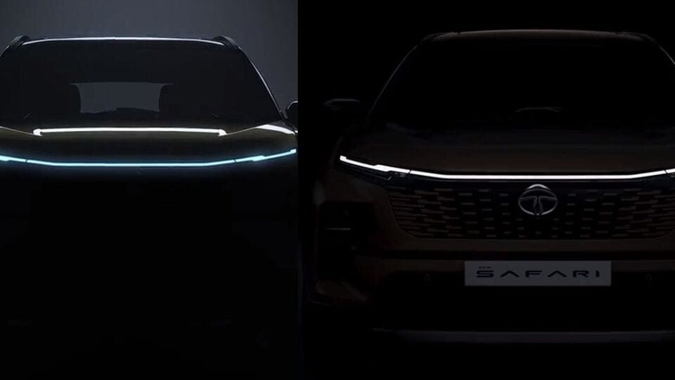 Tata Harrier facelift Tata Safari facelift