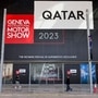 Visitors pass the Doha Exhibition and Convention Center, the venue for the Geneva International Motor Show (GIMS) Qatar 2023. (Bloomberg)
