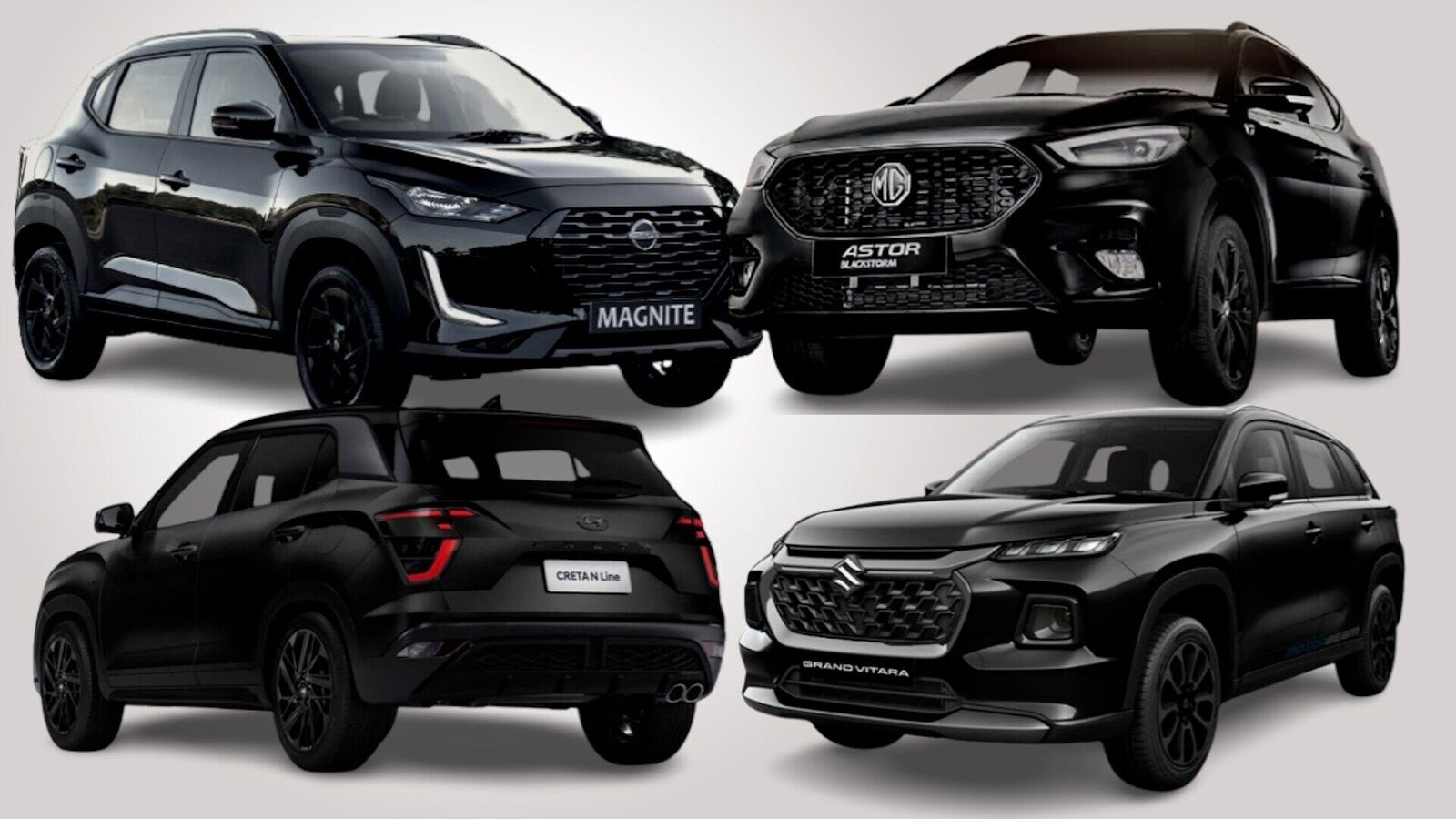 Black is new bold? 10 SUVs in India offered in all-black edition | HT Auto Black is new bold? 10 SUVs in India offered in all-black edition | HT Auto