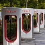 File photo of a site with multiple Tesla Supercharger points. Image has been used for representational purpose only. (Bloomberg)