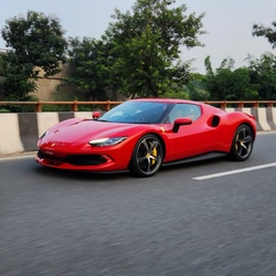Ferrari 296 GTB plug-in hybrid sportscar can sprint from zero to 100 kmph in just under three seconds and has a top speed of 330 kmph.