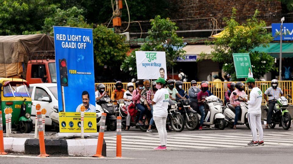 Delhi pollution vehicles
