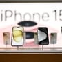 File photo of Apple iPhone 15 models on display at a store in China. (AFP)