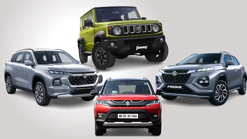 Maruti Jimny Grand Vitara Fronx Brezza