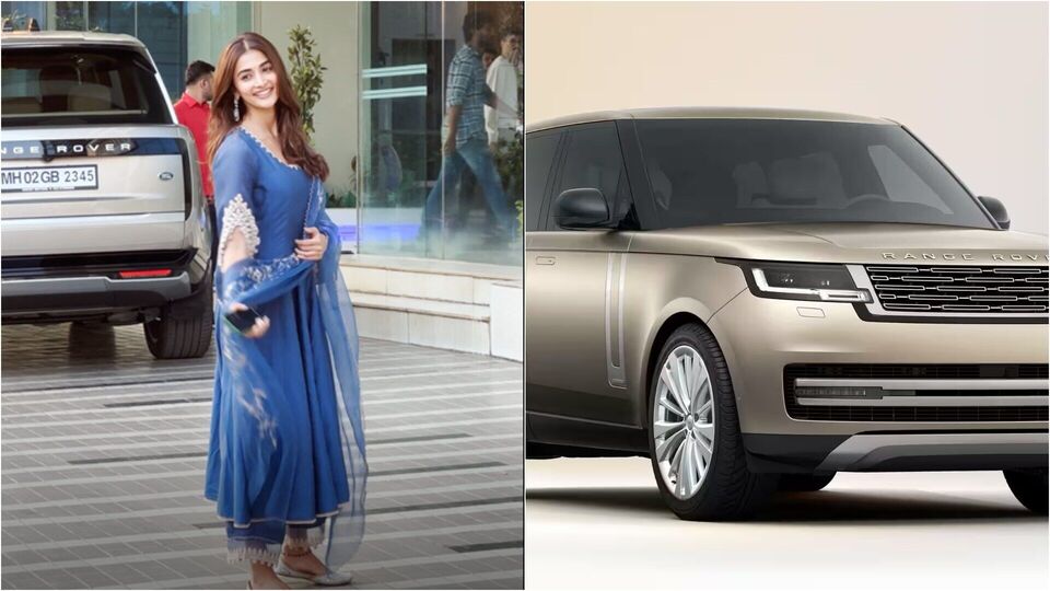 Pooja Hegde Range Rover