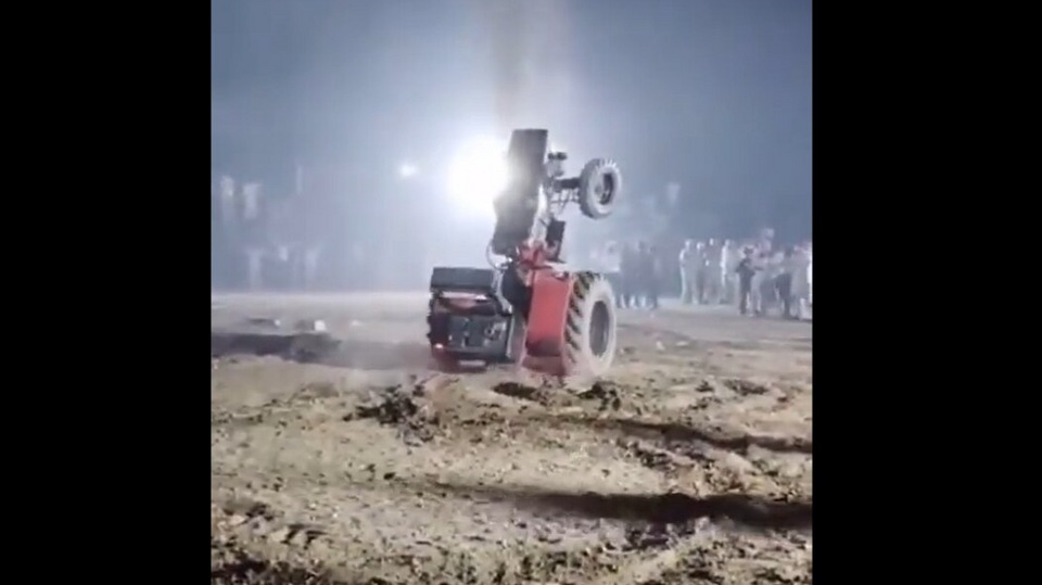 Tractor stunt