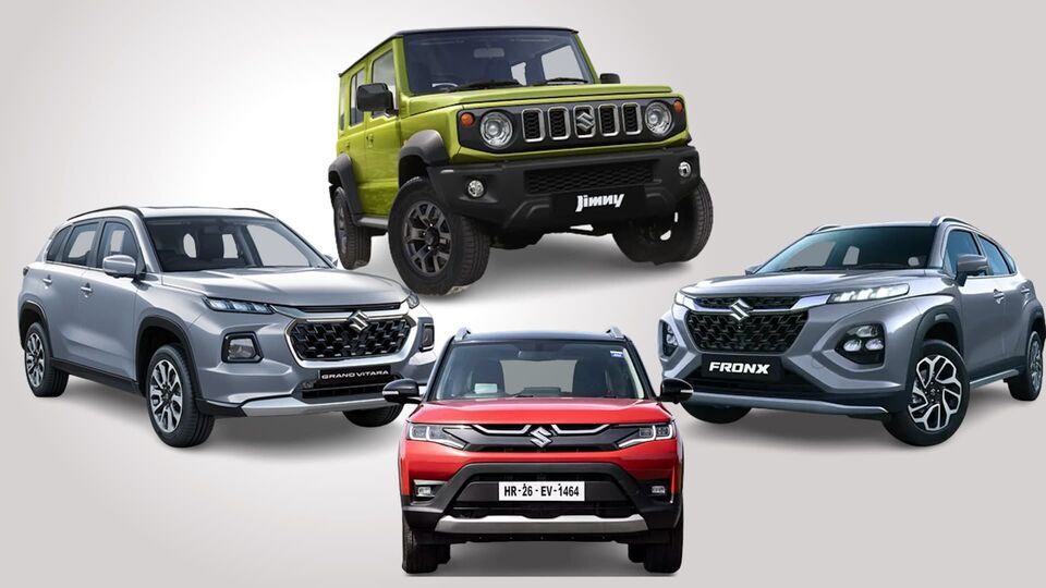 Maruti Jimny Grand Vitara Fronx Brezza