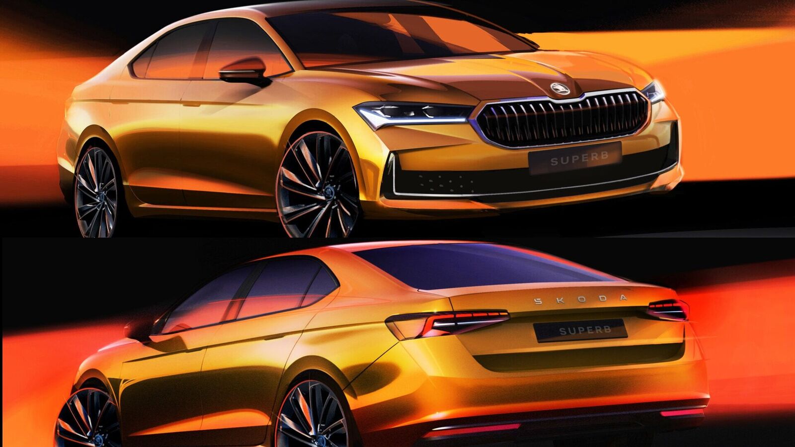 Here's your first look at the new Skoda Superb