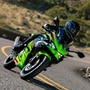 Kawasaki Ninja 500 is available in Lime Green/Ebony and Metallic Spark Black/Metallic Flat Raw Graystone colour scheme.