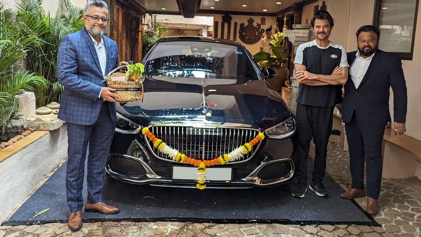 Actor Anil Kapoor brings Diwali in style with his new Mercedes Maybach S580