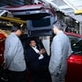 Union Commerce Minister Piyush Goyal seen sitting inside a Tesla electric car at the EV maker's California facility during his visit earlier today. (Image courtesy: X/@PiyushGoyal)