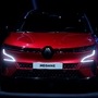 A Renault Megane E-Tech fully-electric car is displayed on Renault Group capital market day for its new electric vehicle unit Ampere in Paris on November 15. (REUTERS)